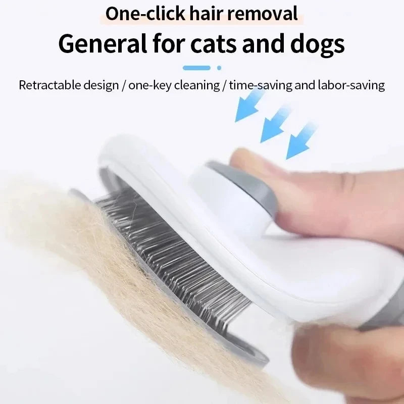 Brosse pour chiens et chats, peigne autonettoyant