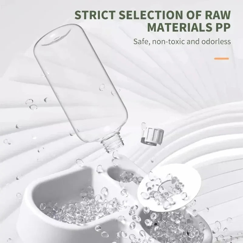 Gamelle d'Angle Compacte avec Distributeur d'Eau