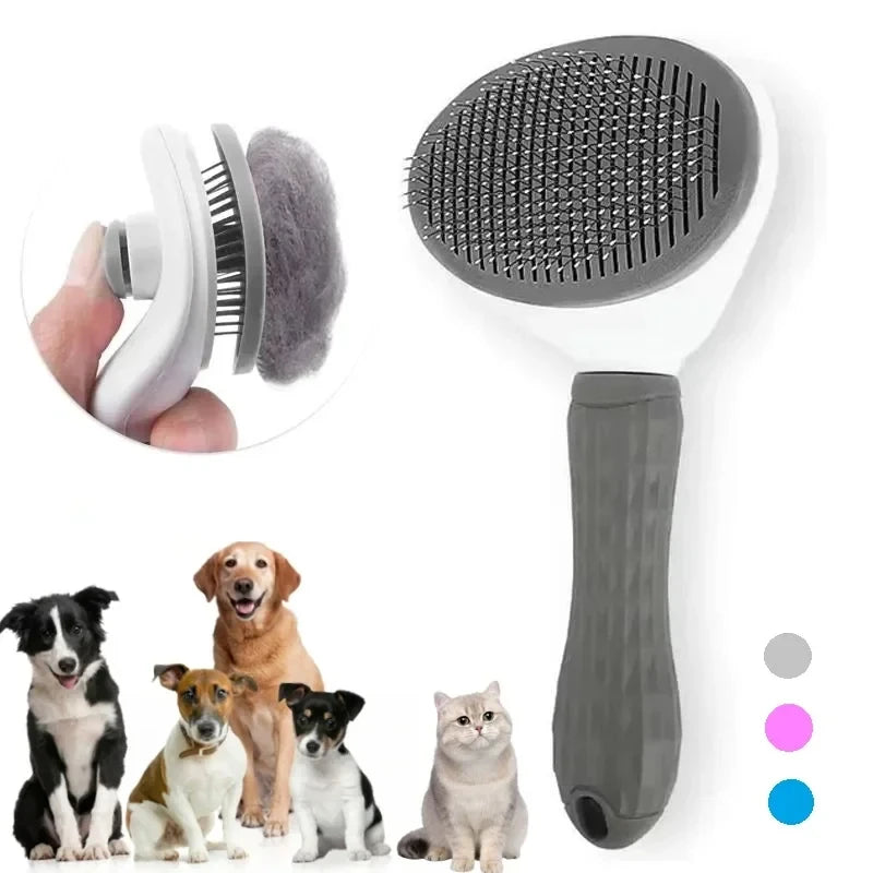 Brosse pour chiens et chats, peigne autonettoyant
