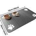 Tapis de Gamelle Absorbant et Anti-Dérapant pour Animaux