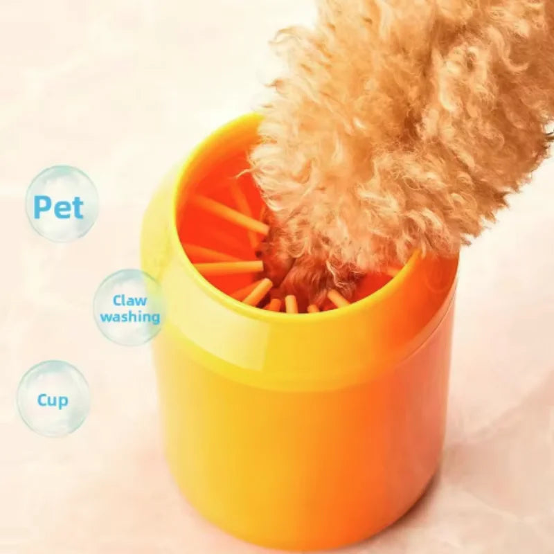 Nettoyeur de pattes pour chien et chat — Lave-pattes portable en silicone